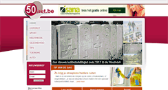 Desktop Screenshot of 50net.be